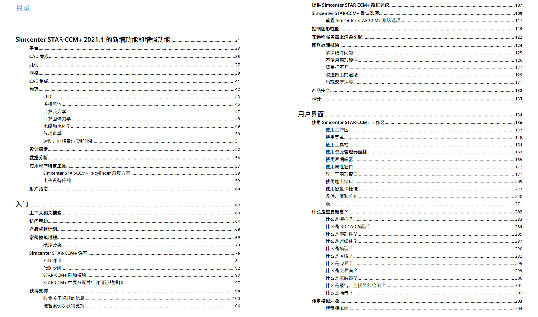 STAR-CCM2021、2022中文帮助文档及案例源文件